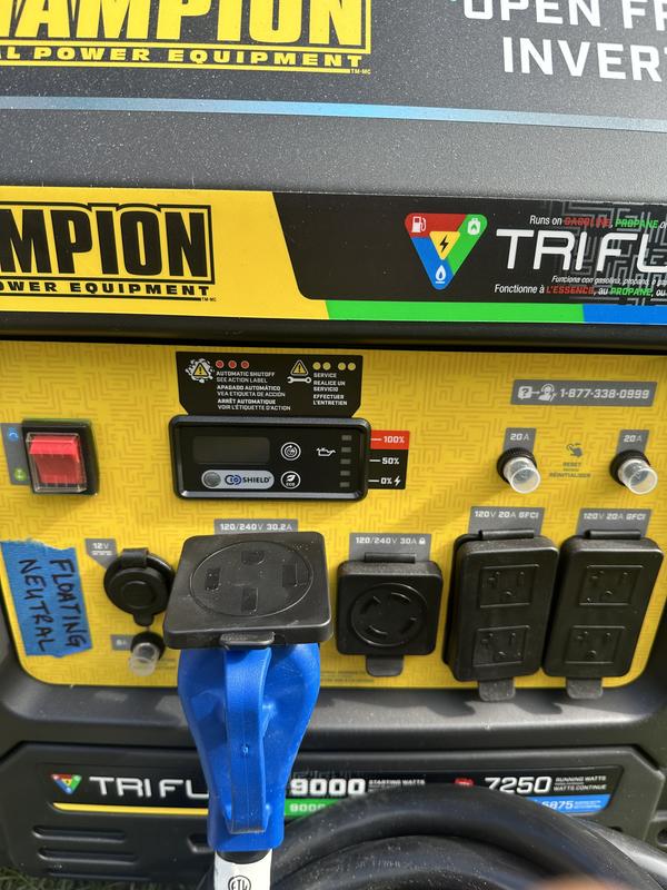 Champion Power Equipment 9000-Watt Electric Start Gasoline Propane