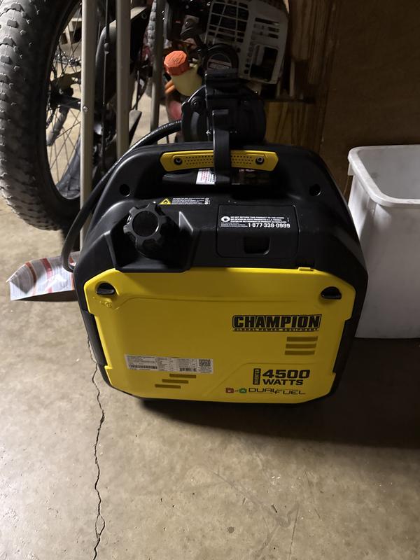 香香 Reviews for Champion Power Equipment 4500/3250-Watt Recoil Start