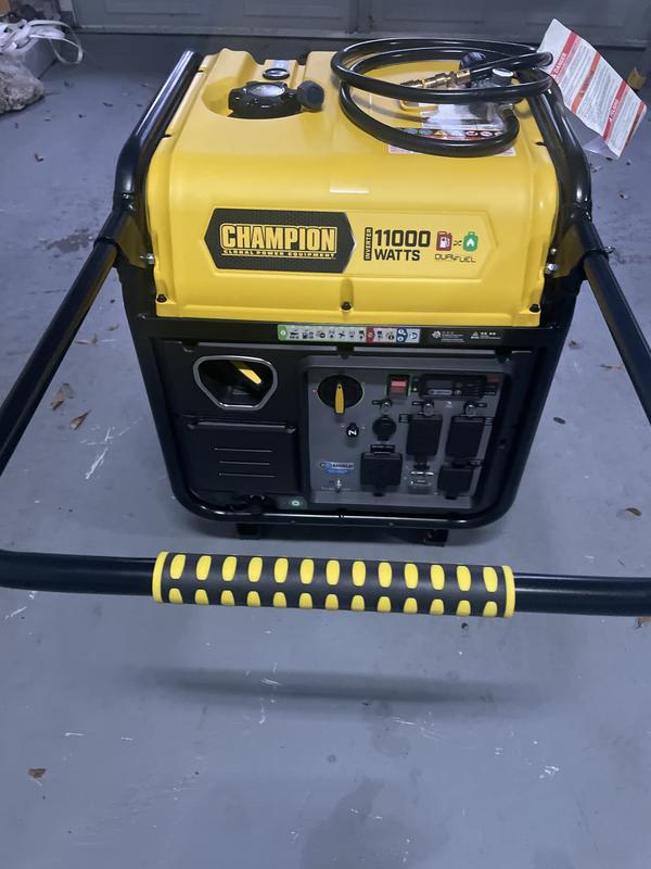 11,000W Electric Start Dual Fuel Inverter Generator with CO