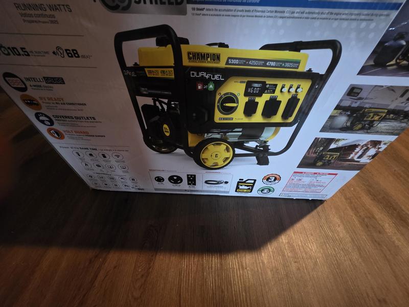 4250W Dual Fuel Generator with CO Shield® - 201279 - Champion