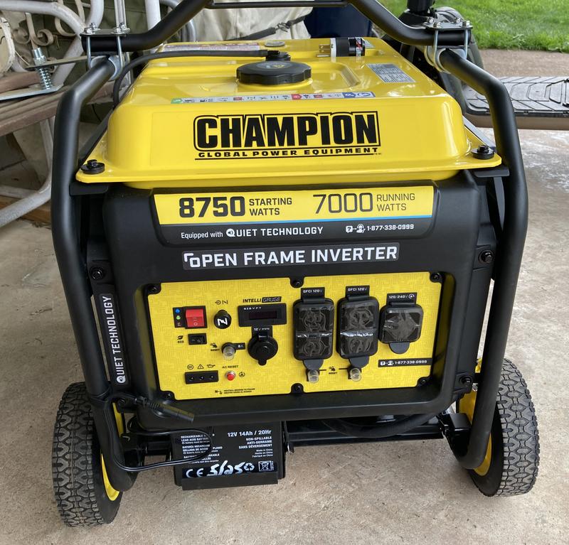 Champion Power Equipment 8750W Open Frame Inverter with Electric