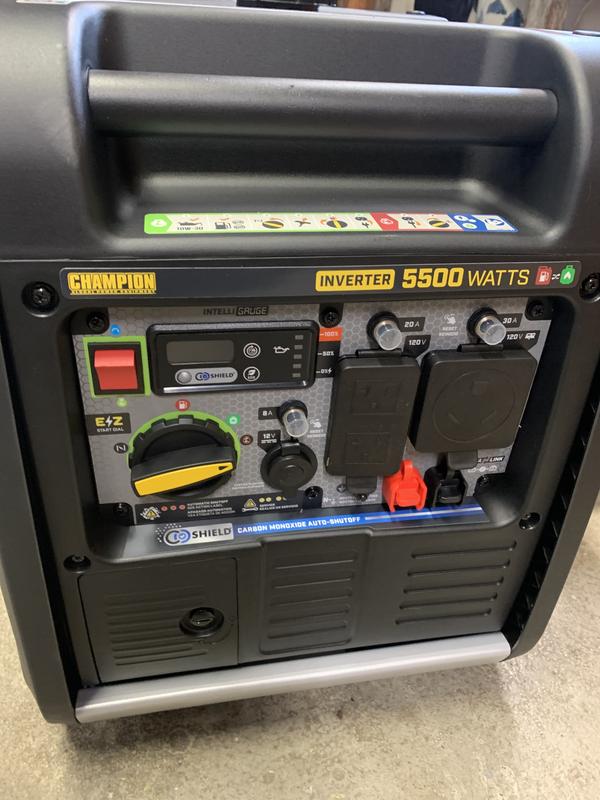 5500W Electric Start Dual Fuel Inverter with CO Shield® - 201469
