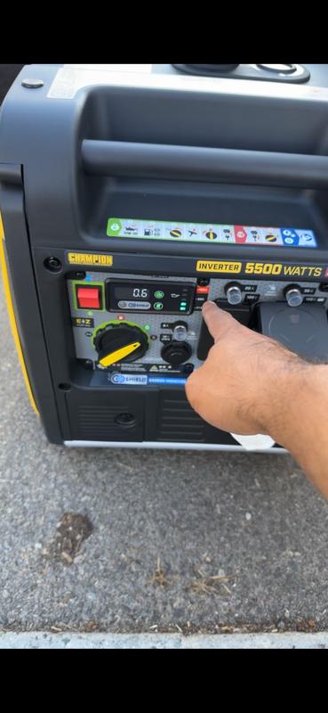 5500W Electric Start Dual Fuel Inverter with CO Shield