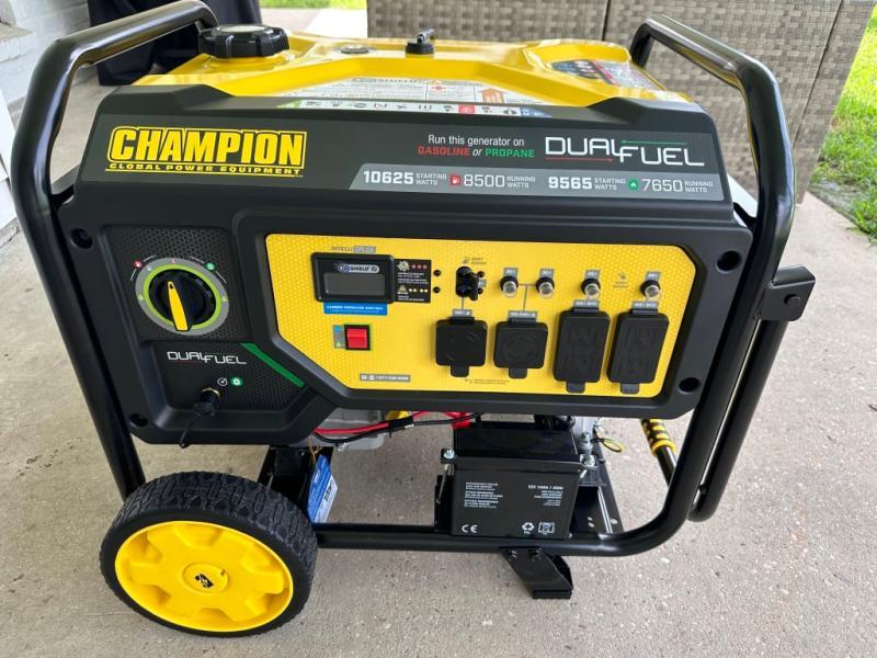 8500W Electric Start Dual Fuel Generator with CO Shield® - 201507
