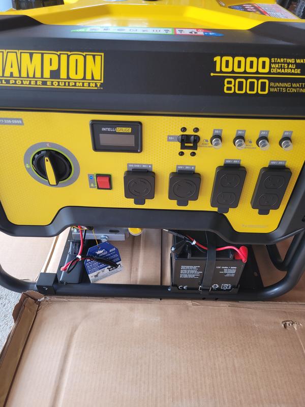 8000W Electric Start Generator - 201074 - Champion Power Equipment