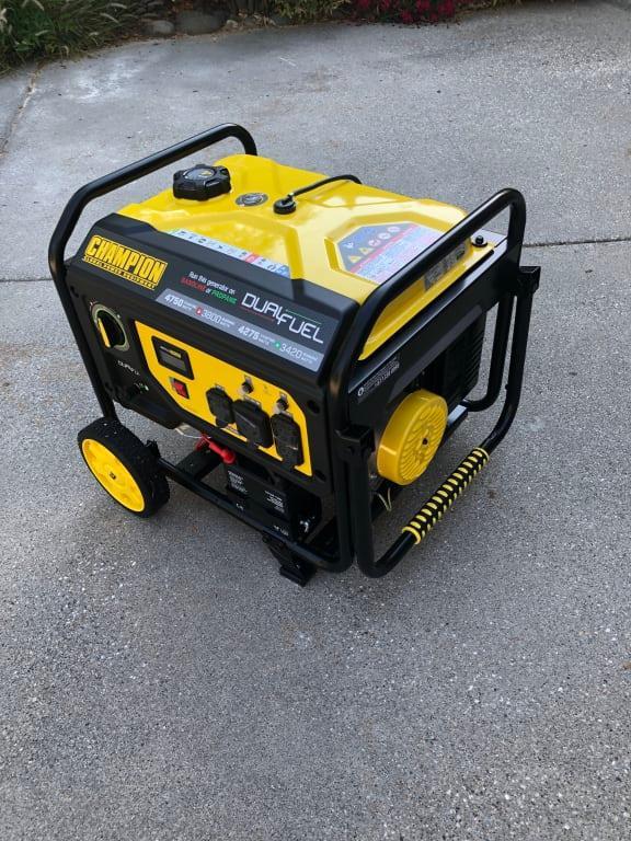 3800W Electric Start Dual Fuel Generator - 201052 - Champion