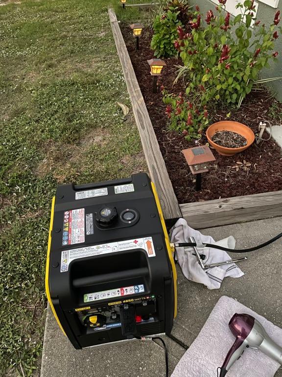 4650W Electric Start Dual Fuel Inverter with CO Shield