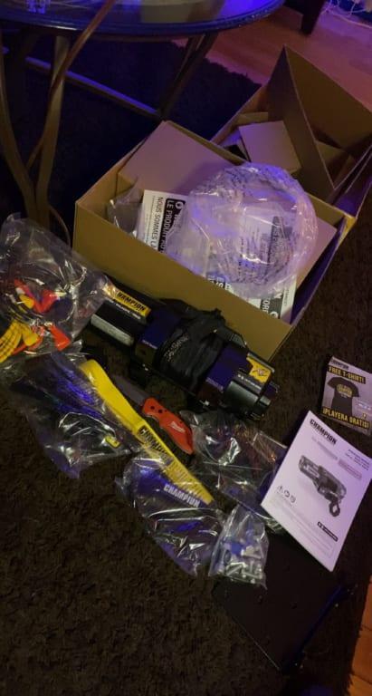 3500-lb. Synthetic Winch Kit - 100428 - Champion Power Equipment