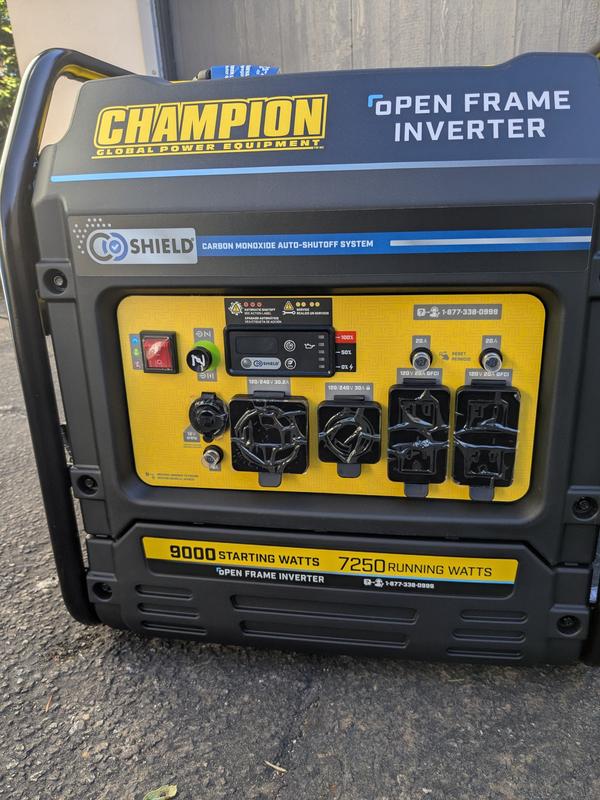 9000W Electric Start Open Frame Inverter with CO Shield
