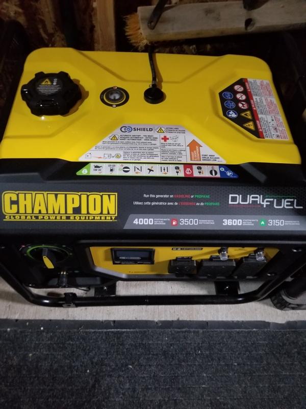 3500W Dual Fuel Generator with CO Shield® - 201213 - Champion