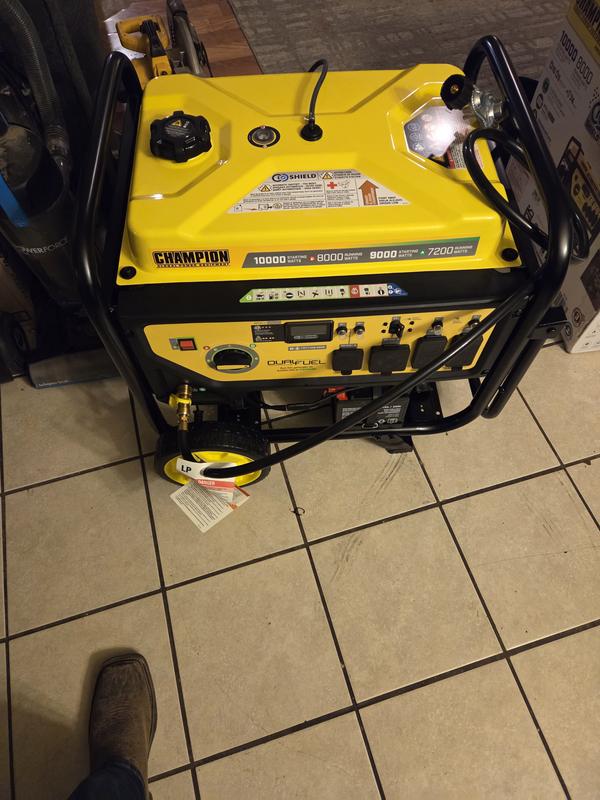 8000W Electric Start Dual Fuel Generator with CO Shield® - 201284