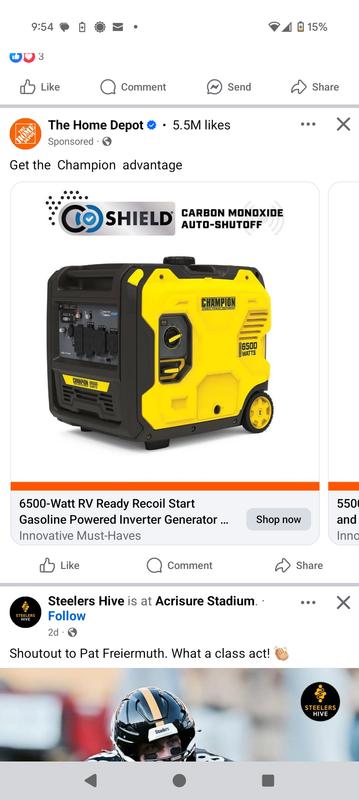 6500W Inverter with CO Shield® - 201238 - Champion Power Equipment