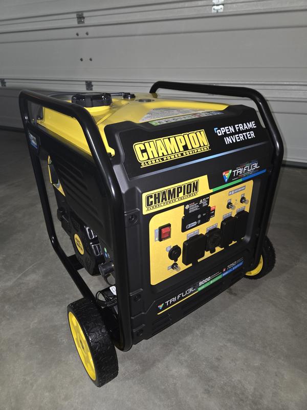 9000W Electric Start Tri Fuel Open Frame Inverter with CO