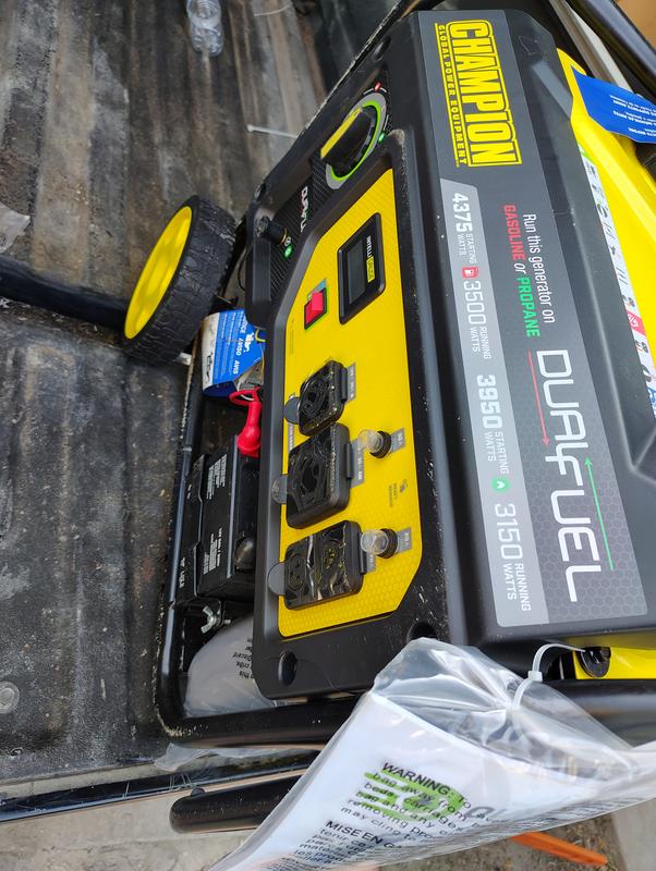 3500W Dual Fuel Generator with CO Shield® - 201213 - Champion