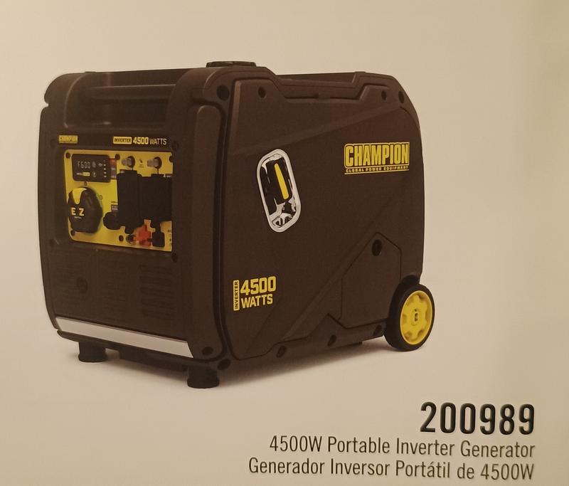 4500W Wireless Start Inverter with CO Shield® - 201324 - Champion