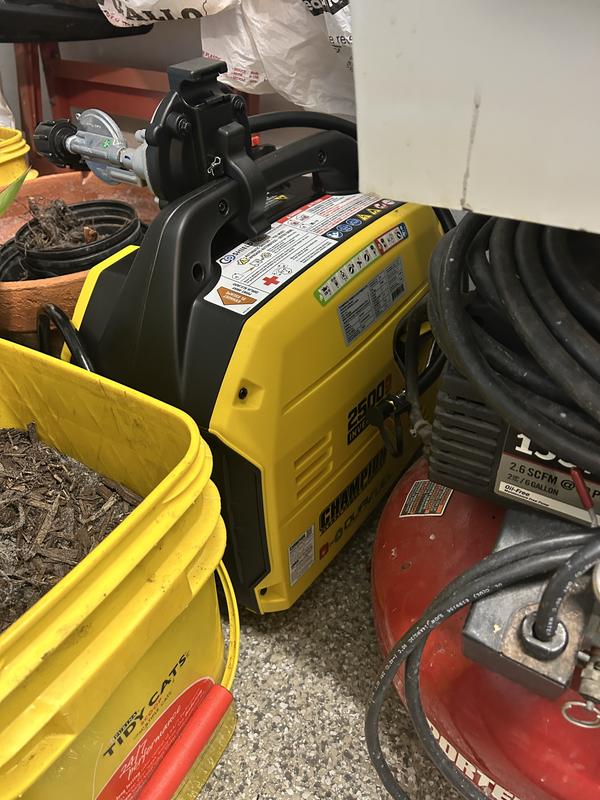 Takes little space in garage