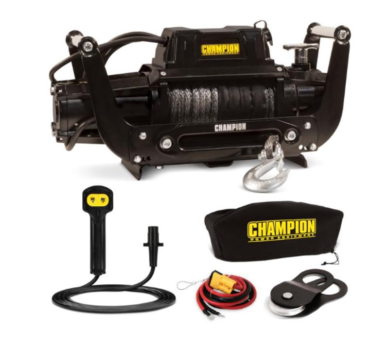 12,000-lb. Synthetic Winch Kit - Champion Power Equipment