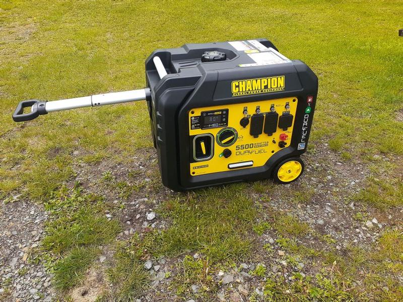 ♡　② 5500W Dual Fuel Inverter with CO Shield® - 201243 - Champion