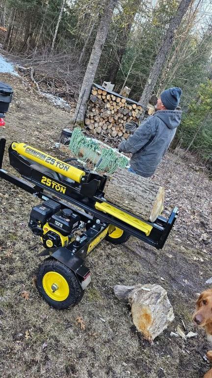 Cabela's log splitter discount