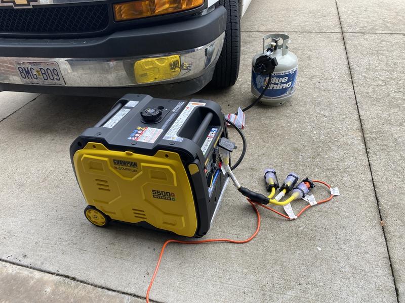 5500W Electric Start Dual Fuel Inverter with CO Shield® - 201469