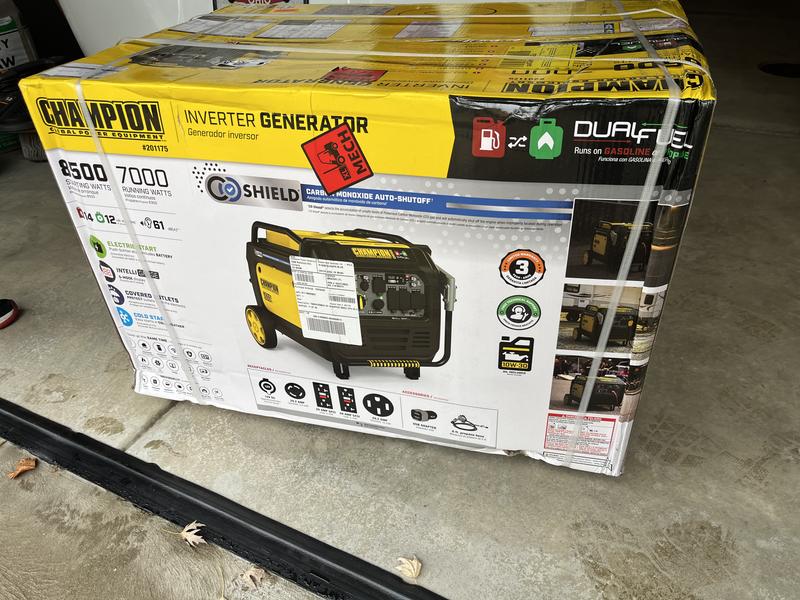 8500W Electric Start Dual Fuel Inverter - 201175 - Champion Power