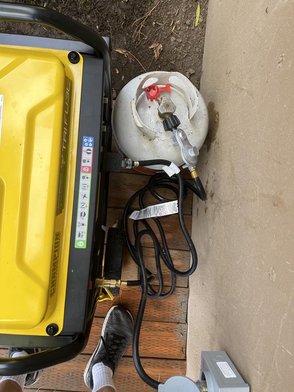 Kaya♡14kgf Champion 201169 - 6500-Watt Electric Start Tri-Fuel Portable