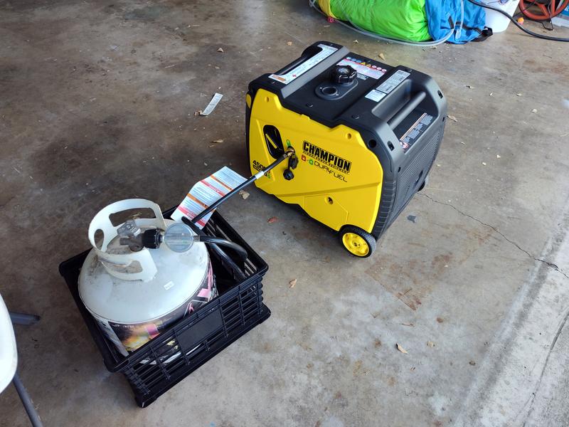 4500W Electric Start Dual Fuel Inverter with CO Shield® - 201319