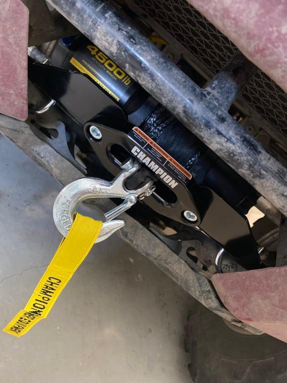 Mounted on Kawasaki Brute Force 750