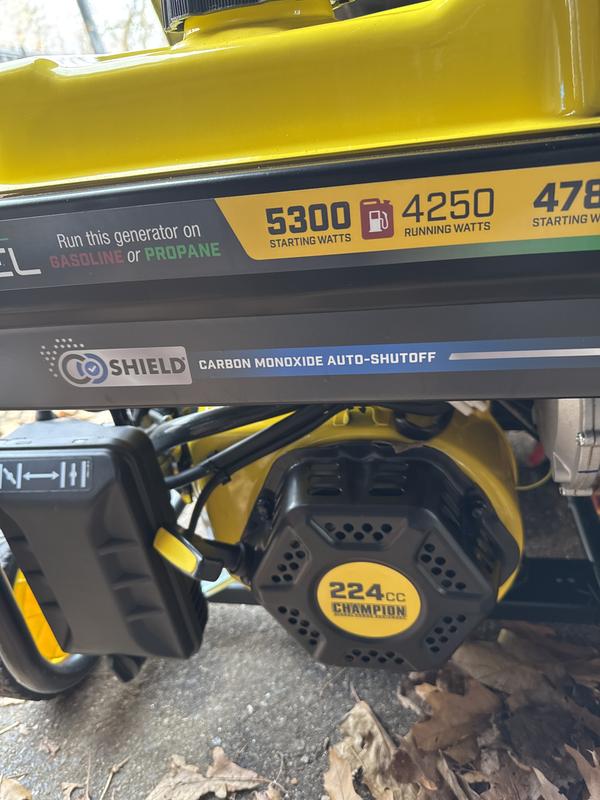 4250W Dual Fuel Generator with CO Shield® - Champion Power 4250W Dual Fuel Generator with CO Shield® - Champion Power