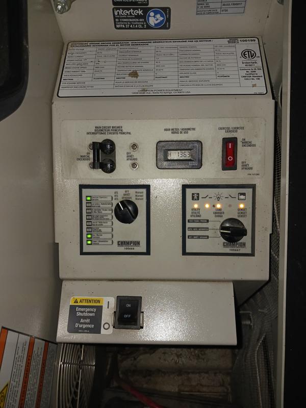 Unit Control Panel