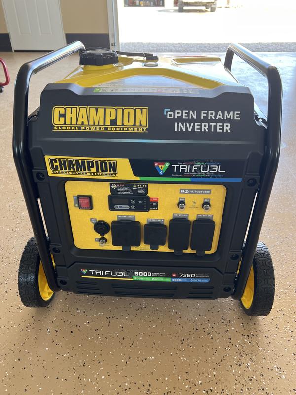 9000W Electric Start Tri Fuel Open Frame Inverter with CO