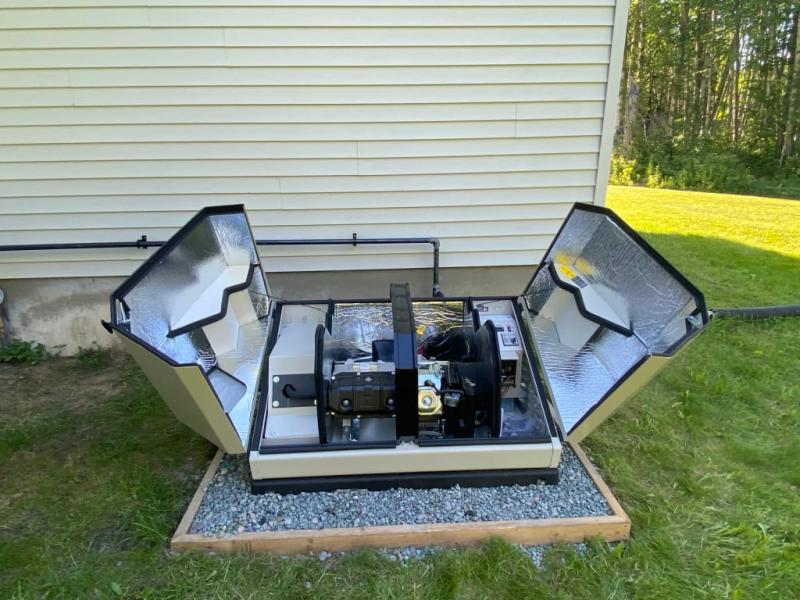 Newly installed Champion 8.5 KW standby generator.