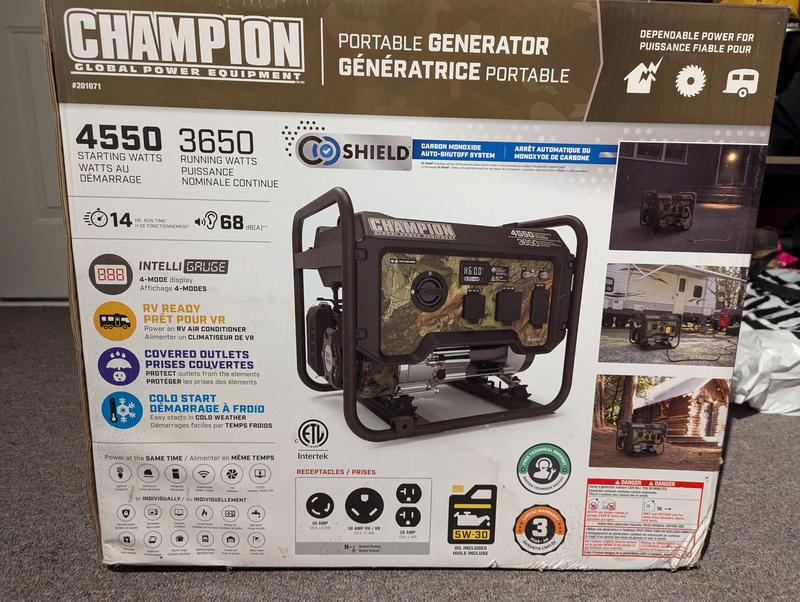 3650W Generator with CO Shield® - Champion Power Equipment