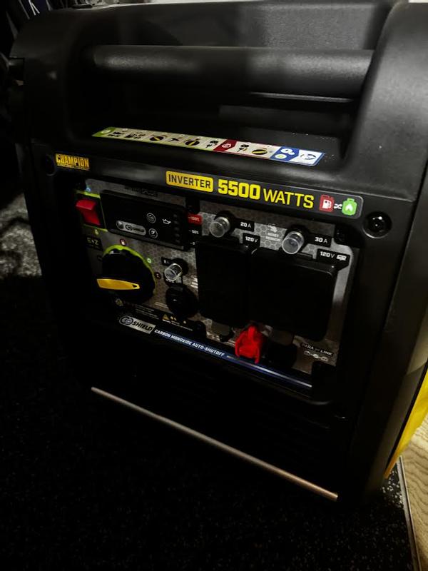5500W Electric Start Dual Fuel Inverter with CO Shield® - 201469