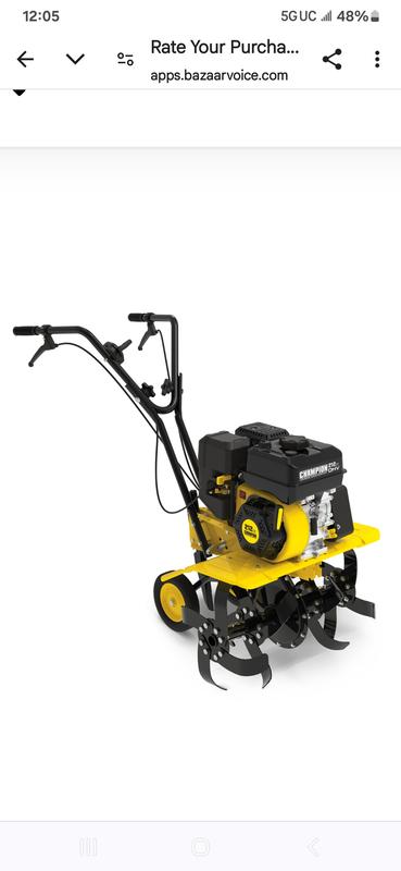 22-Inch Front Tine Tiller - Champion Power Equipment