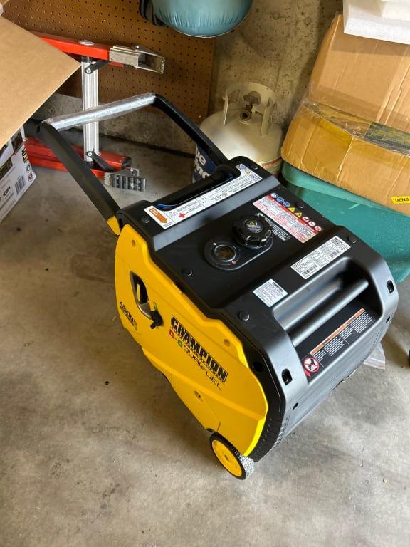 ( ⸝⸝⸝ʚ̴̶̷̆ωʚ̴̶̷̆⸝⸝) 4500W Electric Start Dual Fuel Inverter with CO Shield
