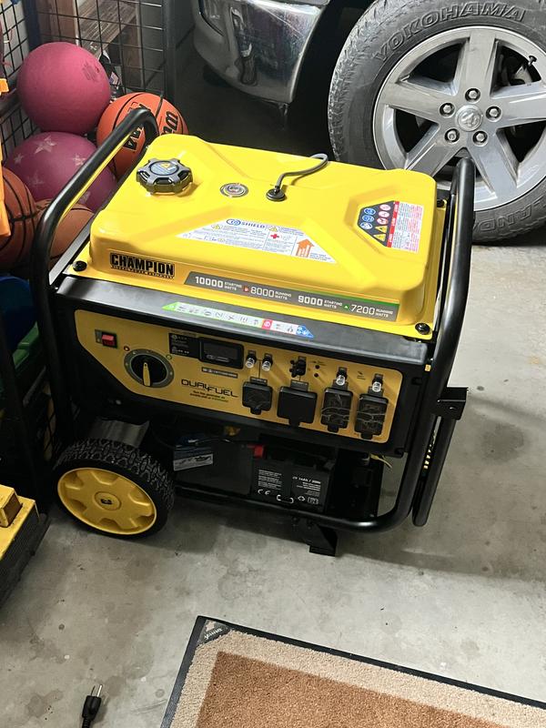 8000W Electric Start Dual Fuel Generator with CO Shield® - 201284