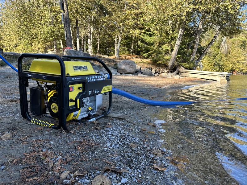 Fills a 330 gallon tote in a few minutes.