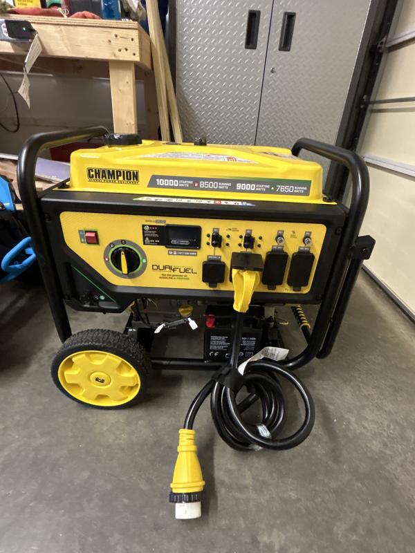 8500W Electric Start Dual Fuel Generator with CO Shield® - 201493