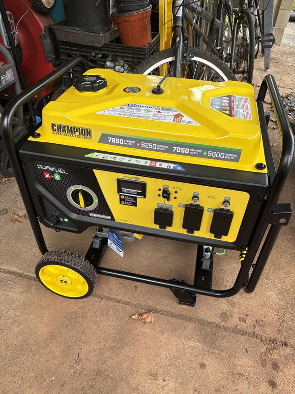 6250W Dual Fuel Generator - 201463 - Champion Power Equipment