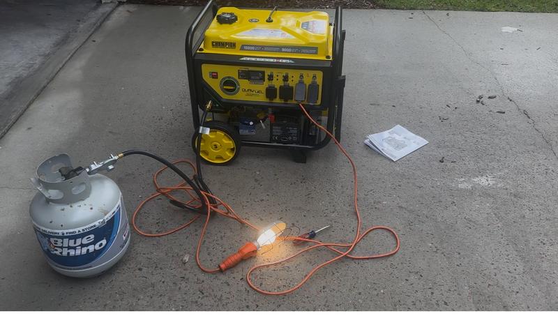 8500W Electric Start Dual Fuel Generator with CO Shield® - 201493