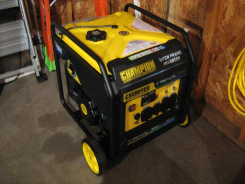 9000W Electric Start Tri Fuel Open Frame Inverter with CO Shield