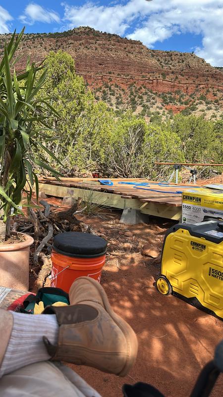 The Champion powers my 30 Amp Power to my travel trailer as well as my air compressor and other tools on a remote mountainside. I’m at 5945 ft elevation. I changed out the standard carburetor jet for the high altitude jet they sell.