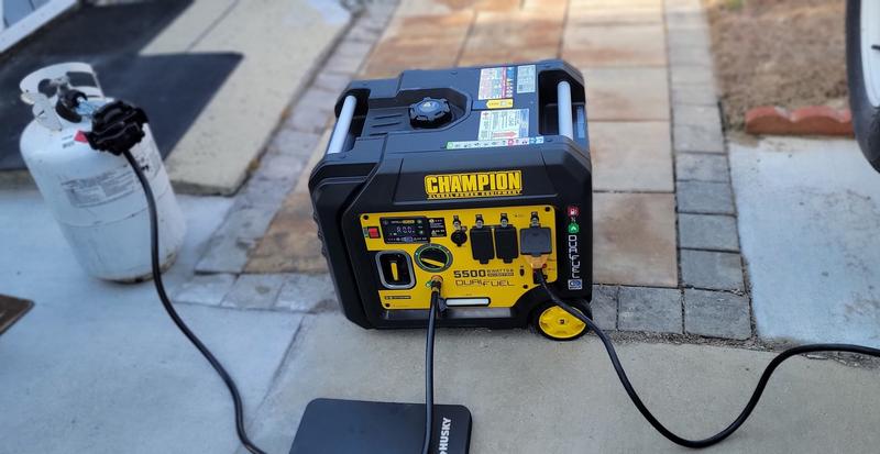 5500W Electric Start Dual Fuel Inverter with CO Shield 5500W Electric Start Dual Fuel Inverter with CO Shield