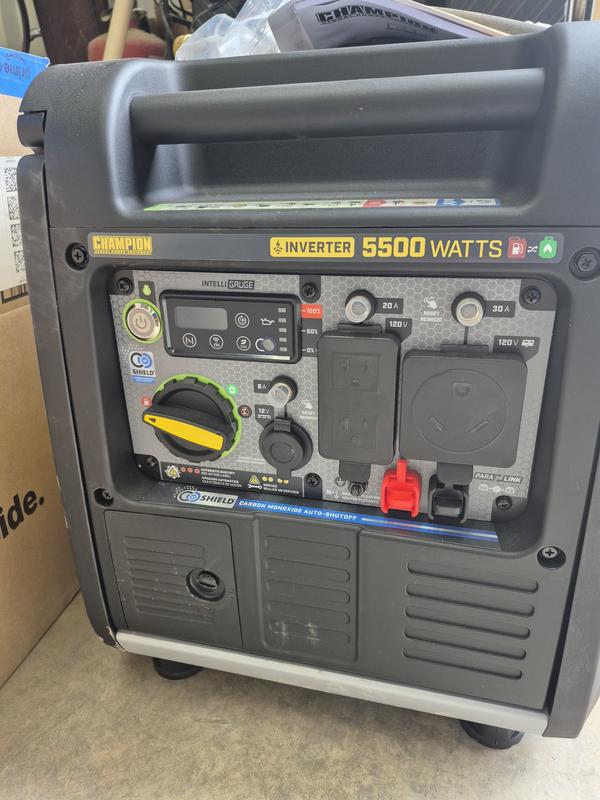 5500W Wireless Start Dual Fuel Inverter with CO Shield