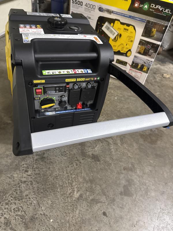 5500W Electric Start Dual Fuel Inverter with CO Shield