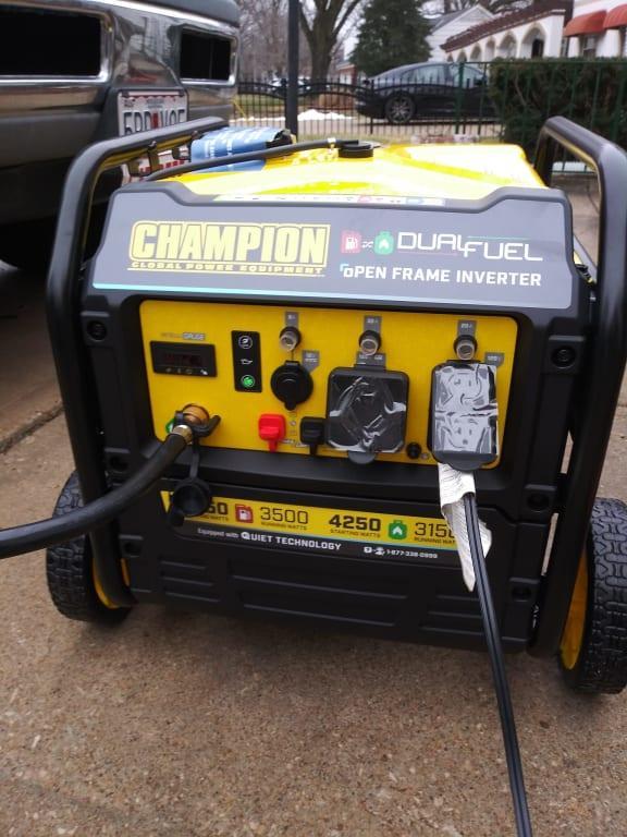 4250W Dual Fuel Open Frame Inverter - Champion Power Equipment