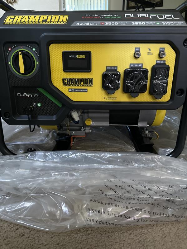 3500W Dual Fuel Generator - 200965 - Champion Power Equipment