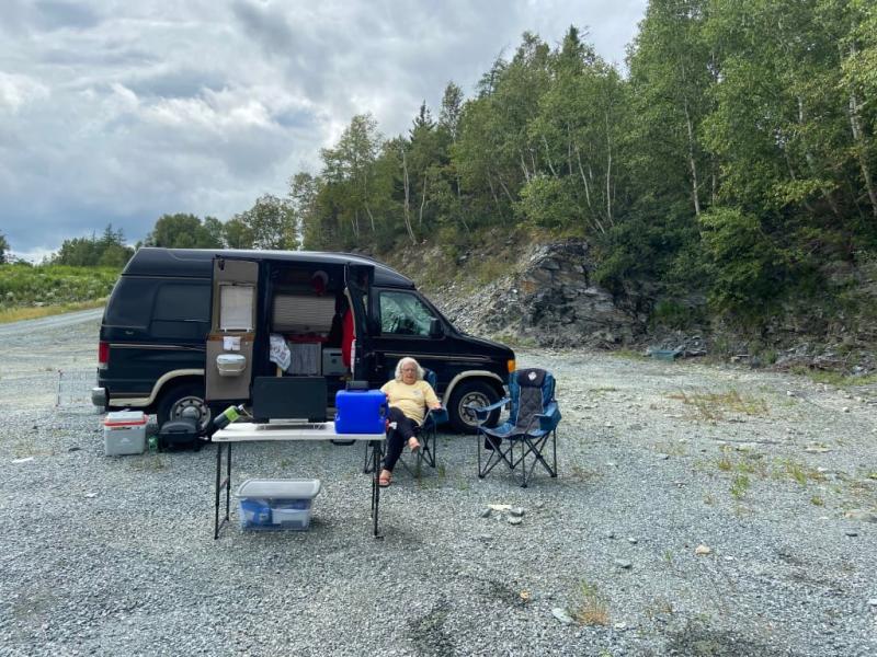 Gravel pit in Newfoundland