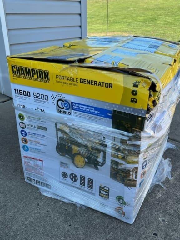 9200W Electric Start Generator with CO Shield® - Champion 9200W Electric Start Generator with CO Shield® - Champion